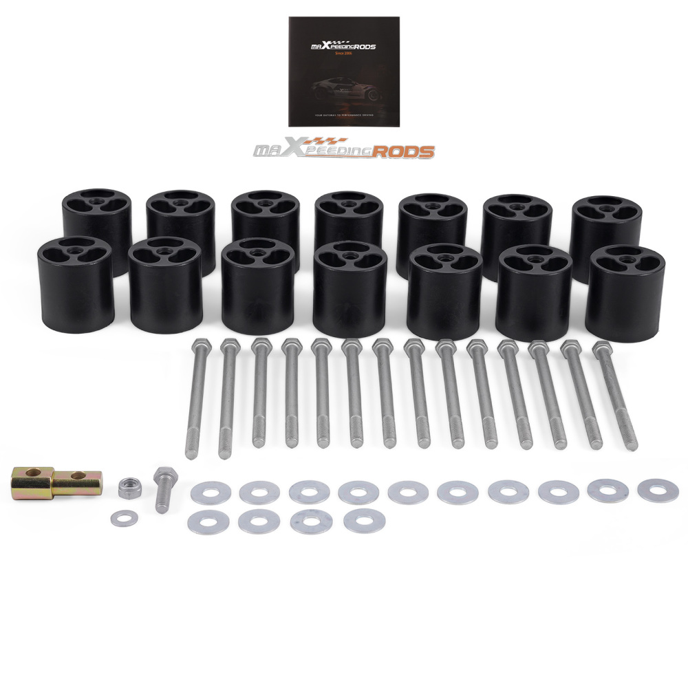 3 Inch Body Lift Complete compatible for Ford Ranger 1989-1992 Kit 75mm w/ Hardware