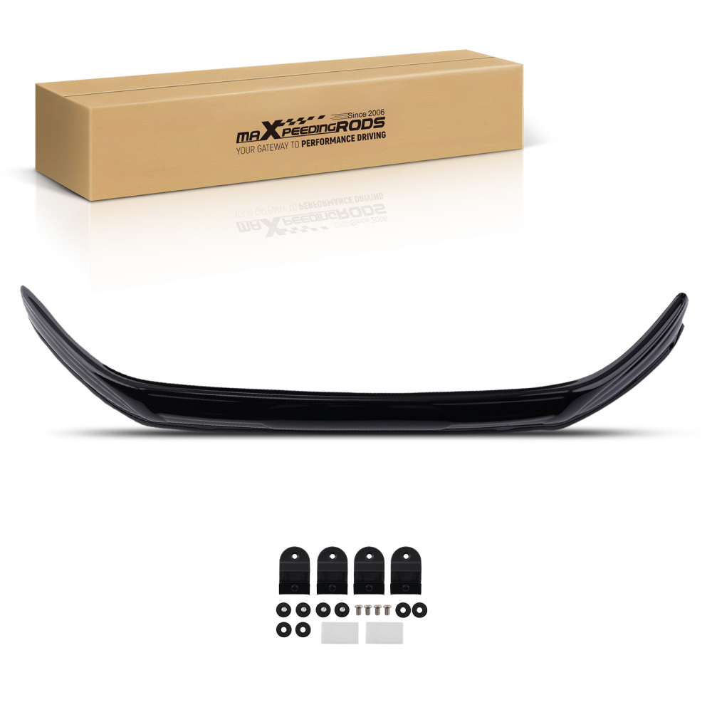 Acrylic Bonnet Guard compatible for Ford Ranger 2016-2023 Front Black Hood Protector