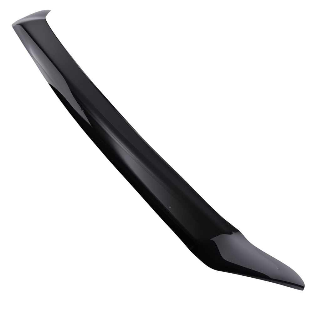 Black Acrylic Bonnet Guard compatible for Ford Transit Custom 2012-2018 Stone Deflector