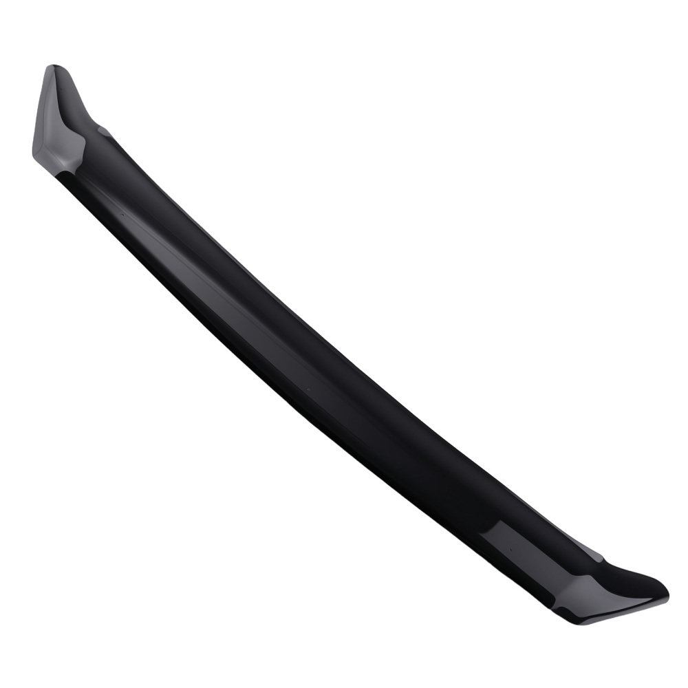 Black Acrylic Bonnet Guard compatible for Ford Transit Custom 2012-2018 Stone Deflector