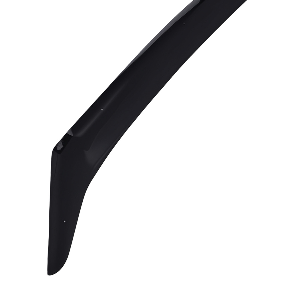 Black Acrylic Bonnet Guard compatible for Ford Transit Custom 2012-2018 Stone Deflector