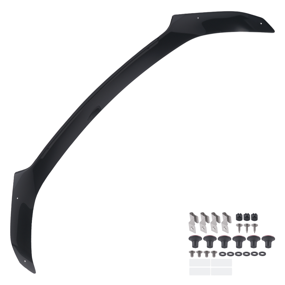 Acrylic Front Guard Bonnet compatible for Isuzu D-MAX 2020-2024 Black Protector