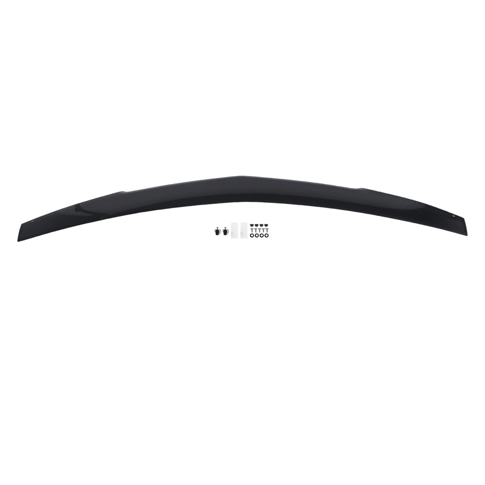 Acrylic Bonnet Guard Front compatible for Mitsubishi L200 2007-2015 Black Hood