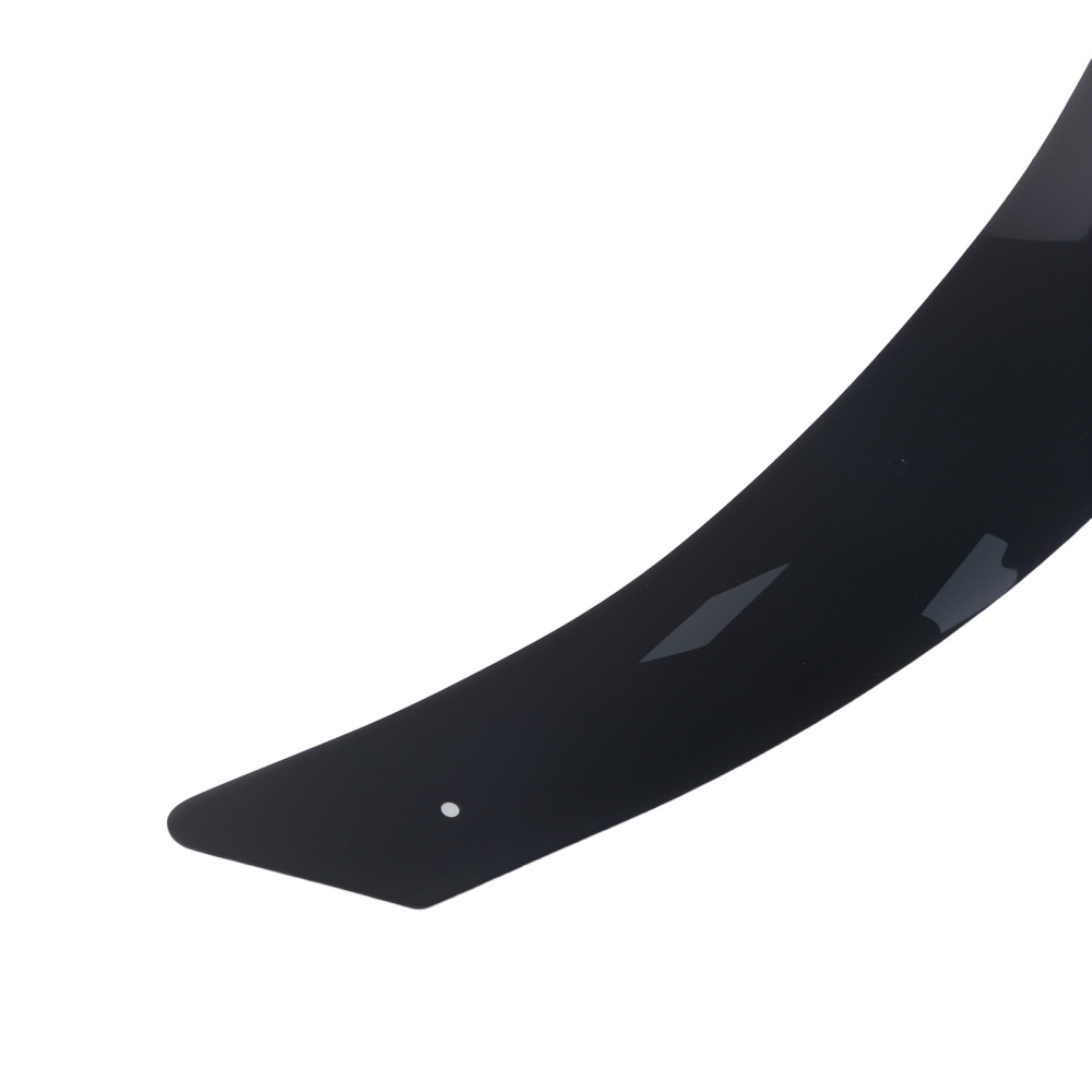 Acrylic Bonnet Guard Front compatible for Mitsubishi L200 2015-2018 Black Protector
