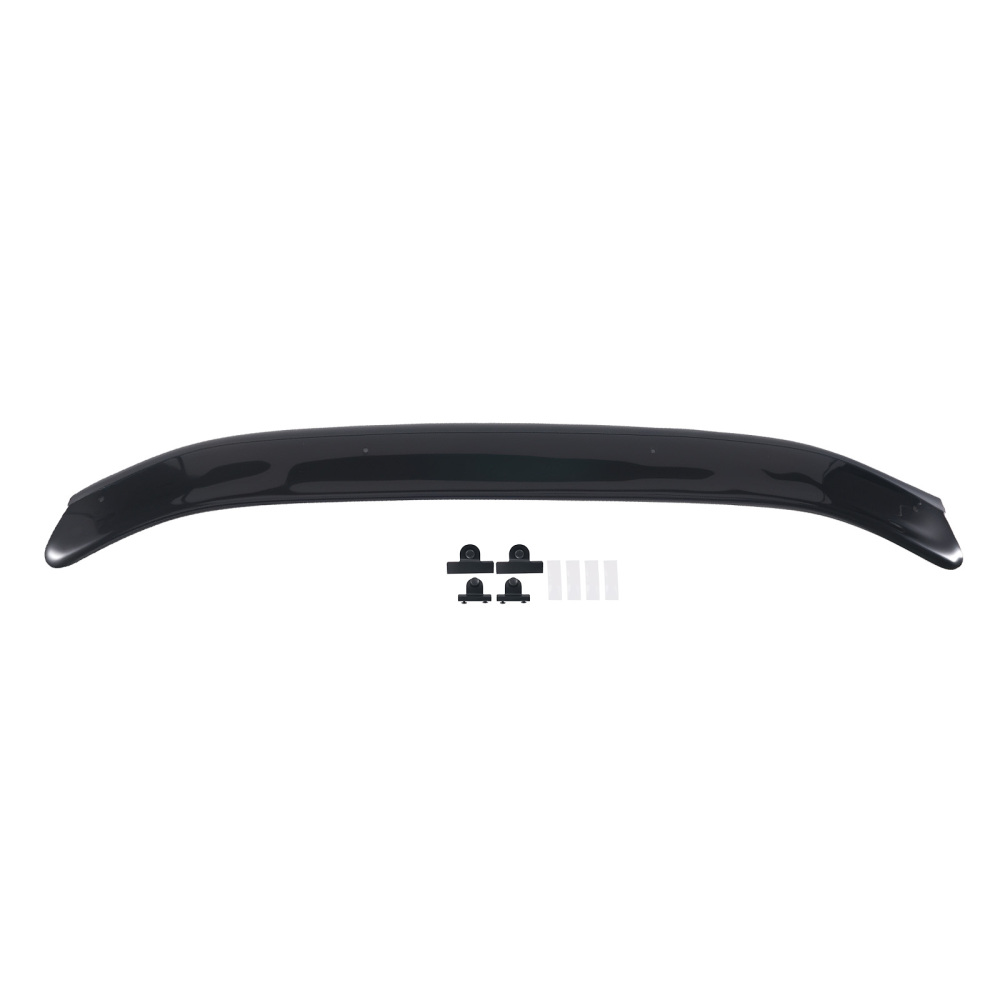 Acrylic Bonnet Protector compatible for Nissan Navara 2016-2022 Black Front Shield