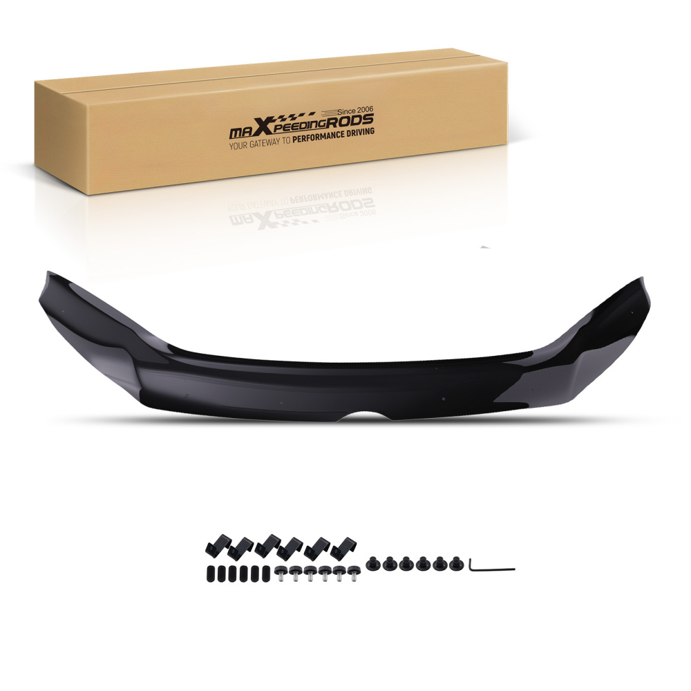 Acrylic Bonnet Protector compatible for VW Caddy Maxi 2010-2015 Front Black Shield