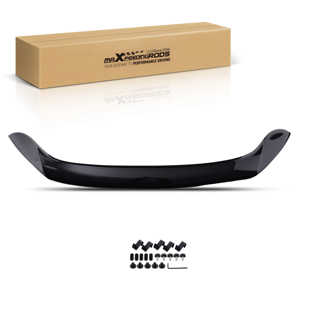 Black Acrylic Bonnet Protector Front compatible for VW Caddy Maxi 2015-2020 Shield