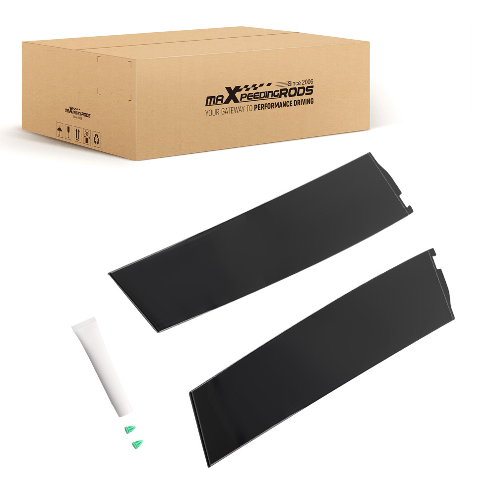 B Pillar Door Applique compatible for Chevrolet Tahoe 2015-2018 84263148 84263149 Black