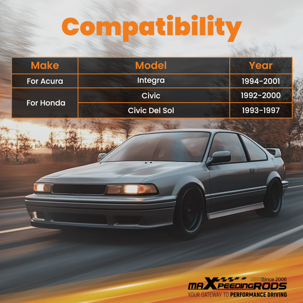 Front Upper Strut Bar Brace compatible for Honda Civic EG EK 1992-2000 Del Sol 92-97