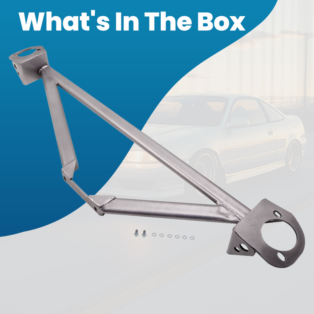 Front Upper Strut Bar Brace compatible for Honda Civic Del Sol EG EK 92-00