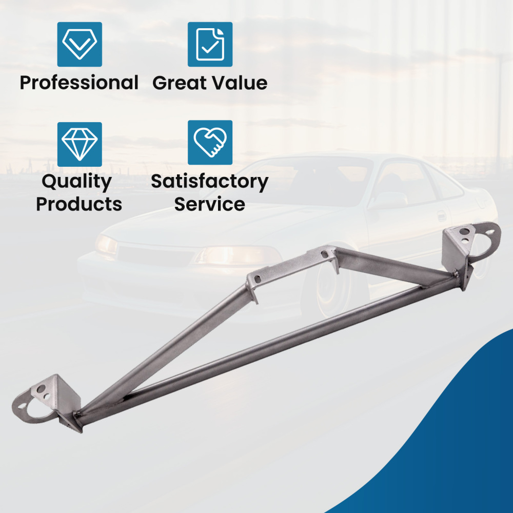 Front Upper Strut Bar Brace compatible for Honda Civic Del Sol EG EK 92-00