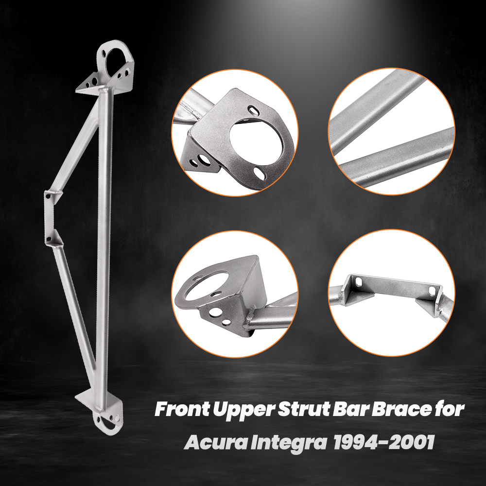 Front Upper Strut Bar Brace compatible for Honda Civic EG EK 1992-2000 Del Sol 92-97
