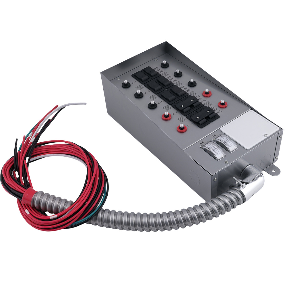 30A Manual Power Transfer Switch 7500W Single Phase Gray Steel 31410CRK