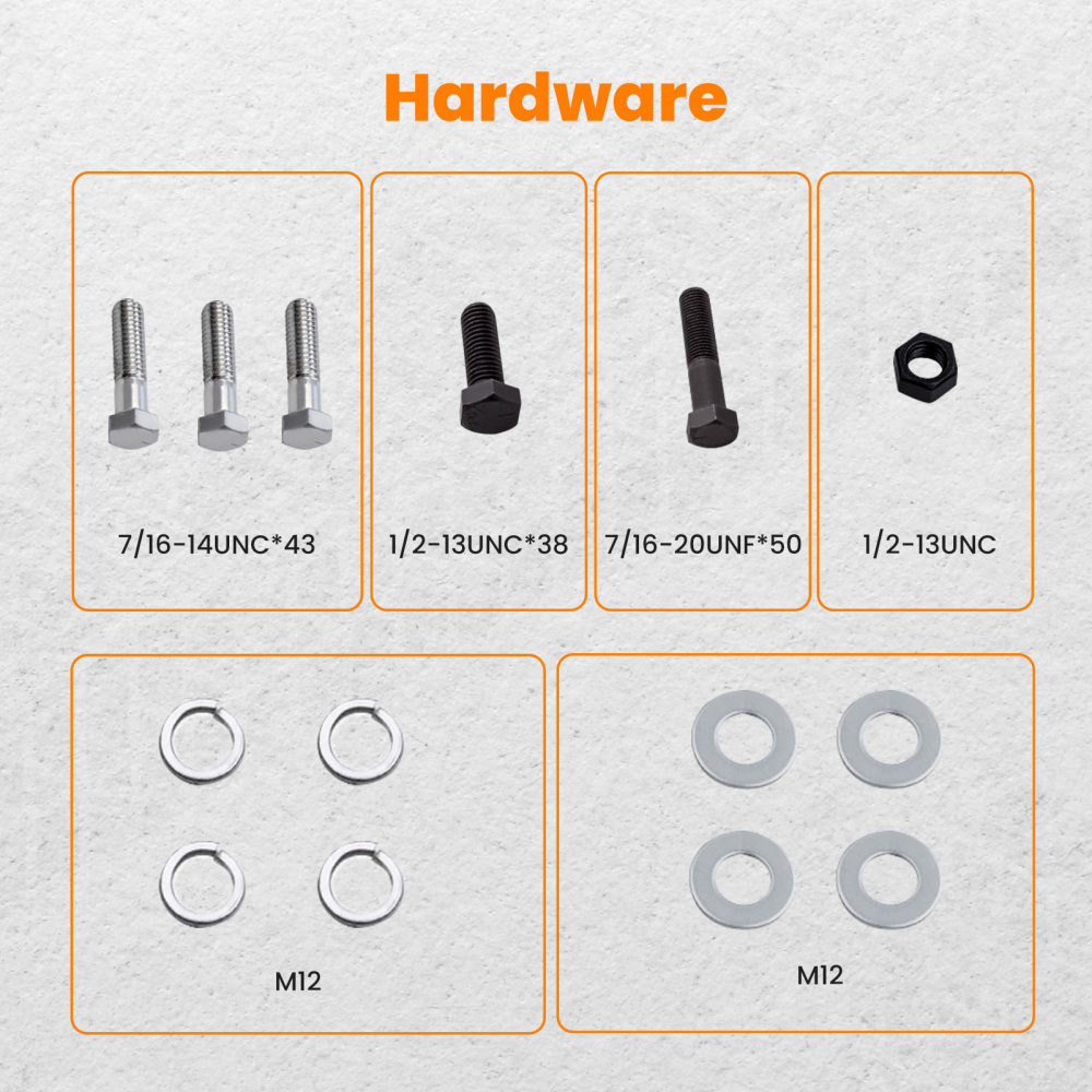 Bracket Kit Power Steering Conversion compatible for GMC Truck/1000 Series 1960-1966