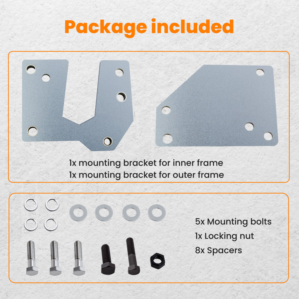 Bracket Kit Power Steering Conversion compatible for GMC Truck/1000 Series 1960-1966