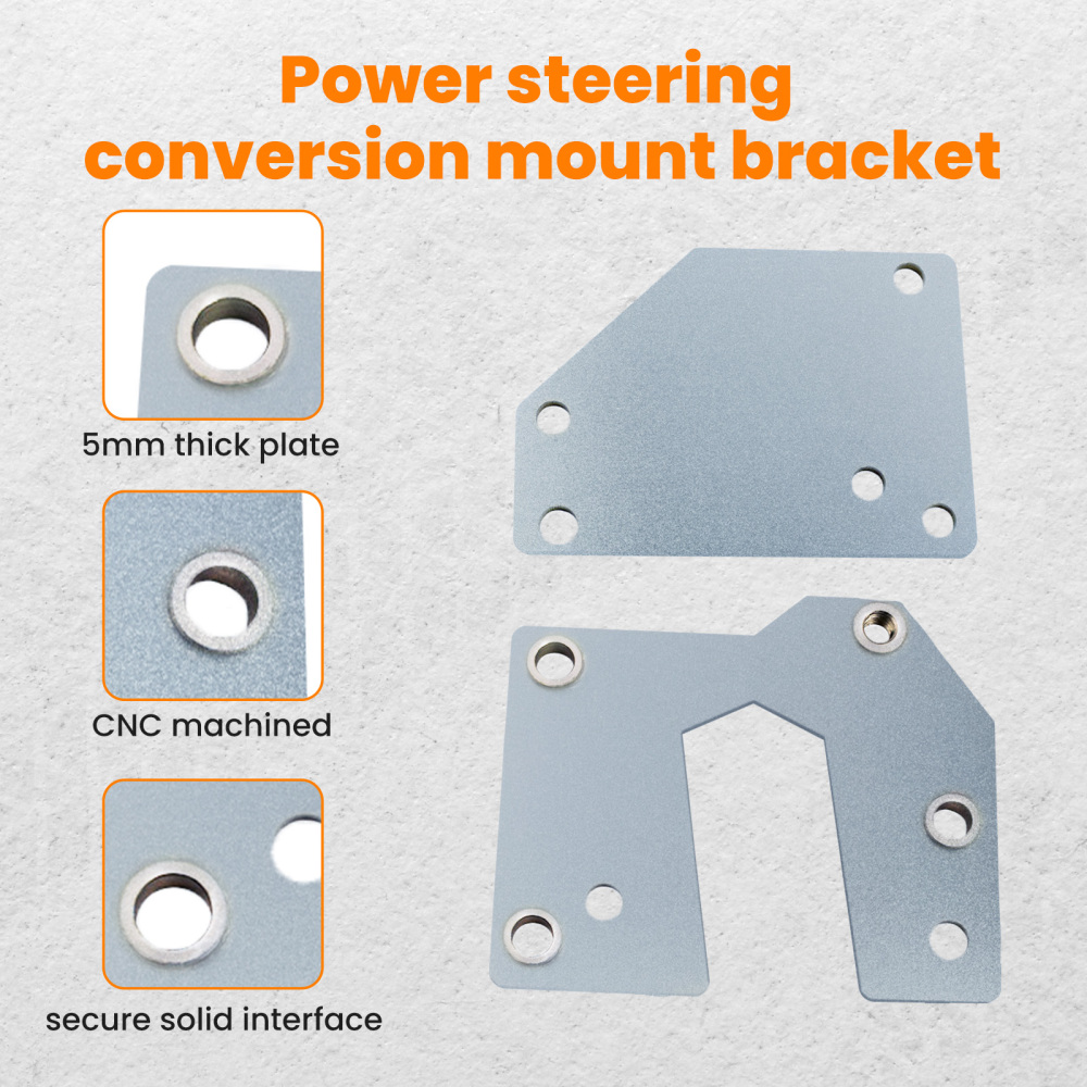 Bracket Kit Power Steering Conversion compatible for GMC Truck/1000 Series 1960-1966