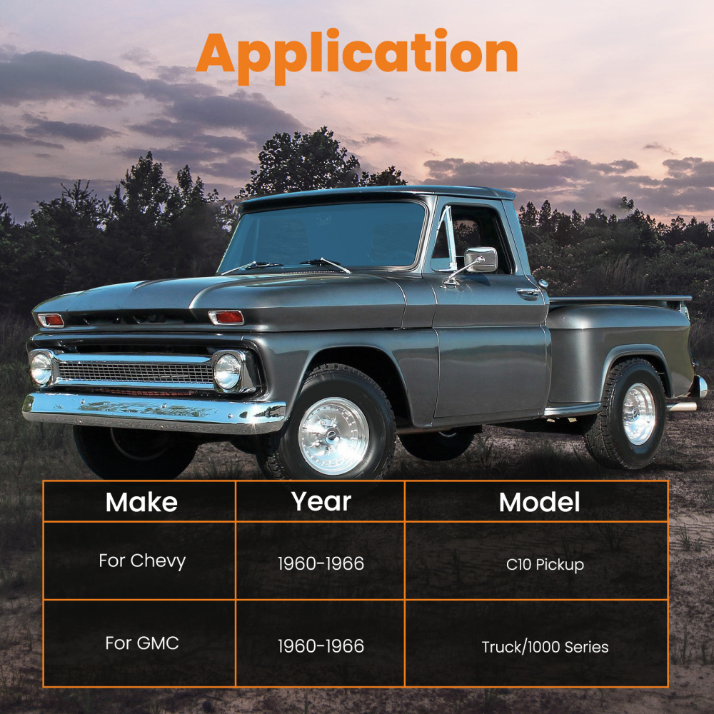 Bracket Kit Power Steering Conversion compatible for GMC Truck/1000 Series 1960-1966