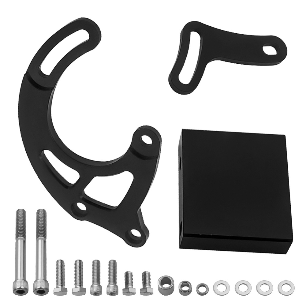 New Short Water Pump Power Steering Bracket compatible for Chevy Big Block 427 454