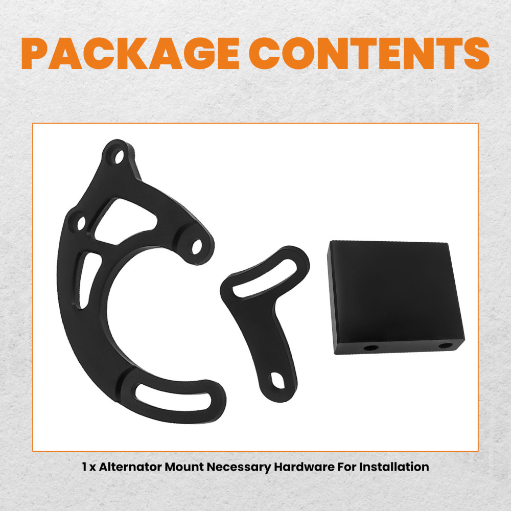 New Short Water Pump Power Steering Bracket compatible for Chevy Big Block 427 454