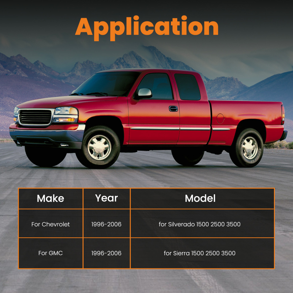 Front Fuel Tank Support Crossmember Kit compatible for Chevy Silverado compatible for GMC Sierra