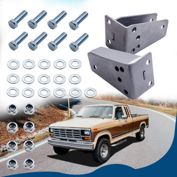 Front Axle Pivot Drop Bracket Kit For Ford F250 4X4 4WD 2-3 Lifts 1980-1998