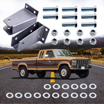 Front Axle Pivot Drop Bracket Kit For Ford F250 4X4 4WD 2-3 Lifts 1980-1998