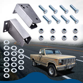 Front Axle Pivot Drop Bracket Kit For Ford F250 4X4 4WD 2-3 Lifts 1980-1998