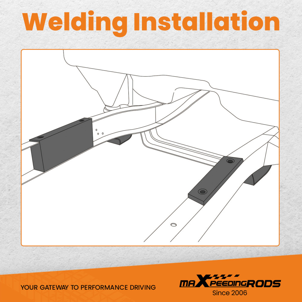 Front Left & Right Swap Adapter Kit compatible for Ford F100 Crown Vic