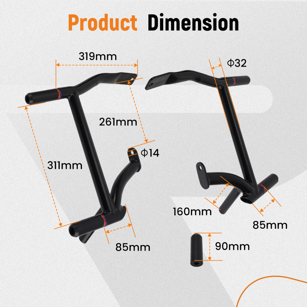 Saddle Bag Guards compatible for Harley Touring Street Glide Road Glide Road King 2009-24