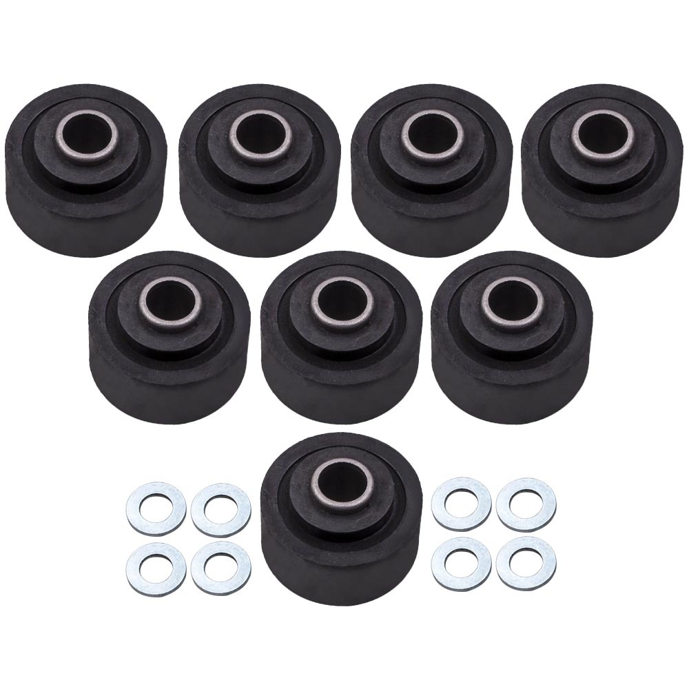 Body Mount Rubber Cushion Bolts Kit For Holden HQ HJ HX HZ Sedan Wagon Coupe