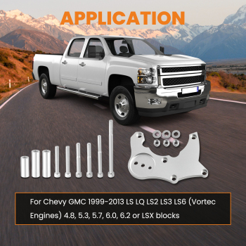 LS R4 compatible for AC Compressor Bracket for FACTORY LS LQ LS2 LS3 LS6 Vortec Truck 1999-2013