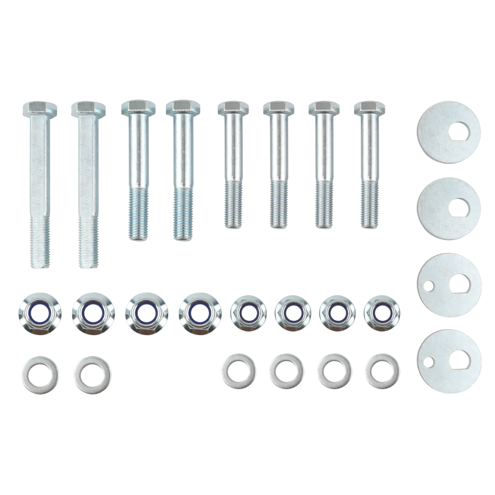 Bracket Kit compatible for Dodge Ram Control Arms 2000-2002 Cam Bolts  Hardware Kit