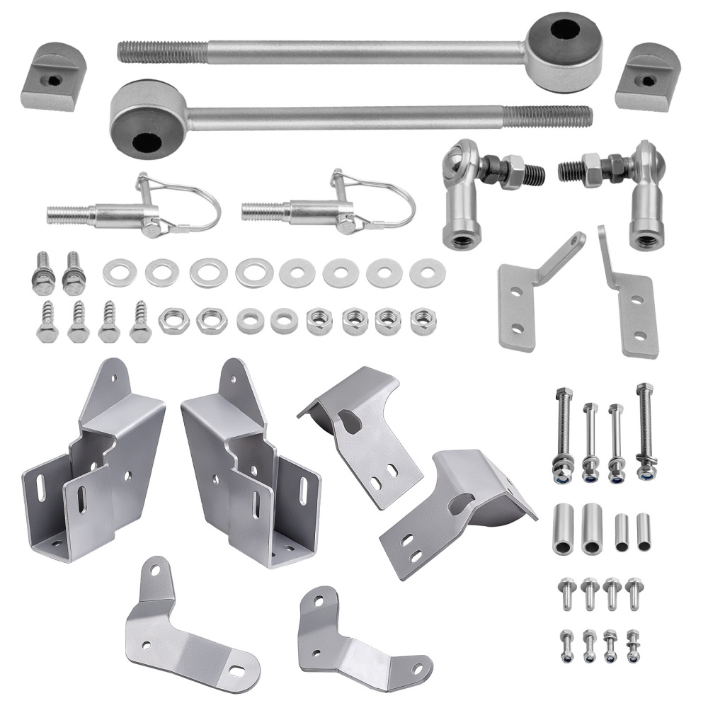 Control Arm Drop Brackets Disconnect Sway Bar Links compatible for Jeep Cherokee XJ 84-01