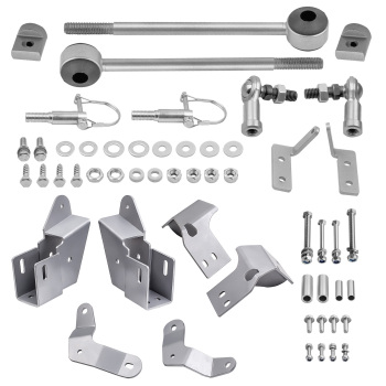 Control Arm Drop Brackets Disconnect Sway Bar Links compatible for Jeep Cherokee XJ 84-01