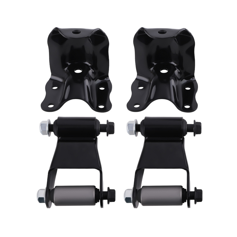 Rear Leaf Spring Shackle Bracket Hanger Set compatible for Ford F150 F250 E0TZ-5776-A