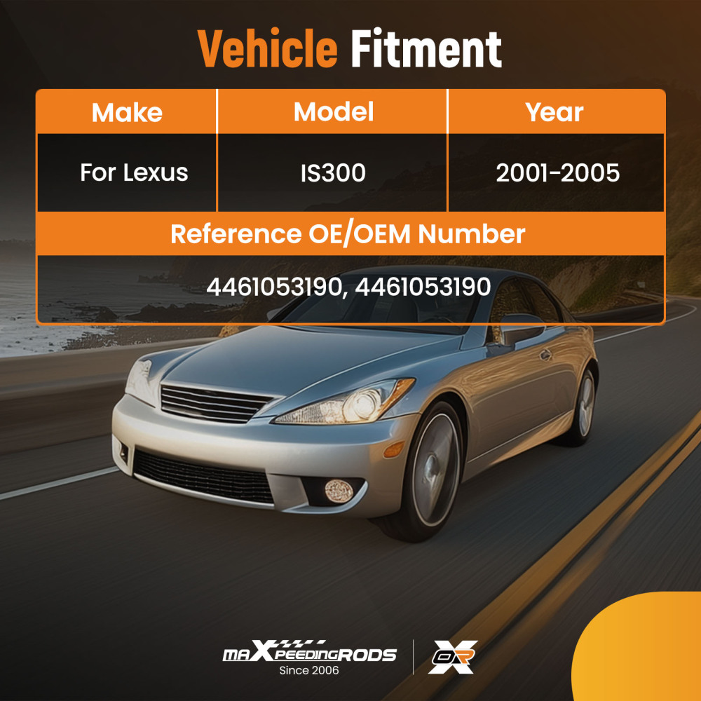 Power Vacuum Brake Booster compatible for Lexus IS300 2001-2005 3.0L 53-2515 4461053190