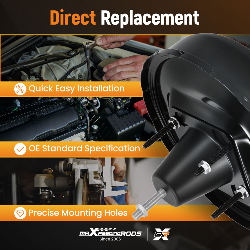 Power Brake Booster compatible for Toyota Tundra 2000-2006 V6 V8 446100C011 446100C012