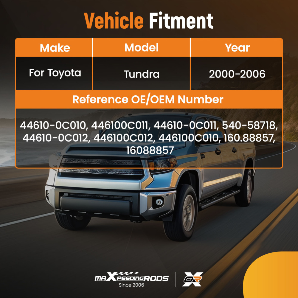 Power Brake Booster compatible for Toyota Tundra 2000-2006 V6 V8 446100C011 446100C012