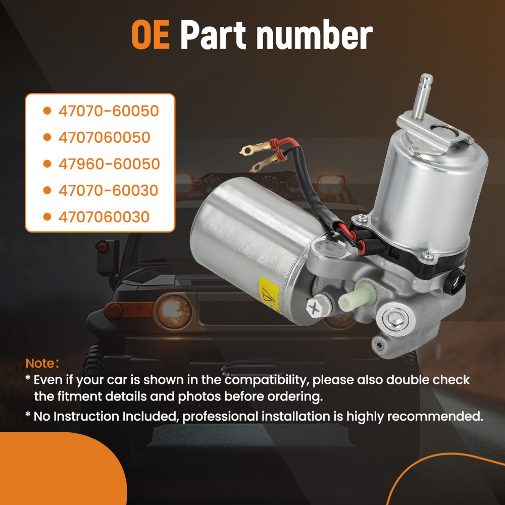 ABS Brake Booster Pump W/accumulator compatible for Toyota Fj Cruiser 2006-2018 47070-60050