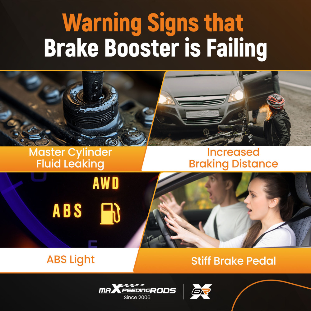 Power Brake Booster Vacuum compatible for Ford Fairmont 5.0L/4.2L V8 1981-1983 5473207