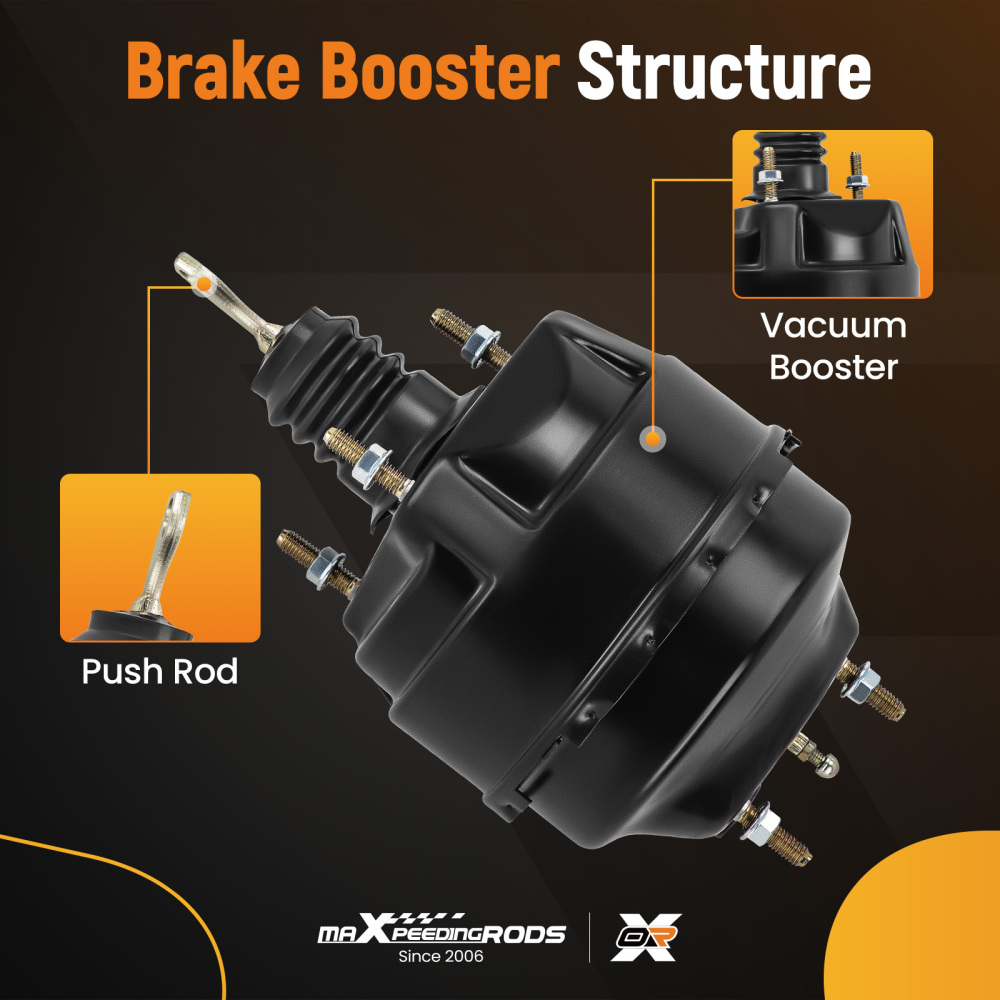 Power Brake Booster Vacuum compatible for Ford Fairmont 5.0L/4.2L V8 1981-1983 5473207