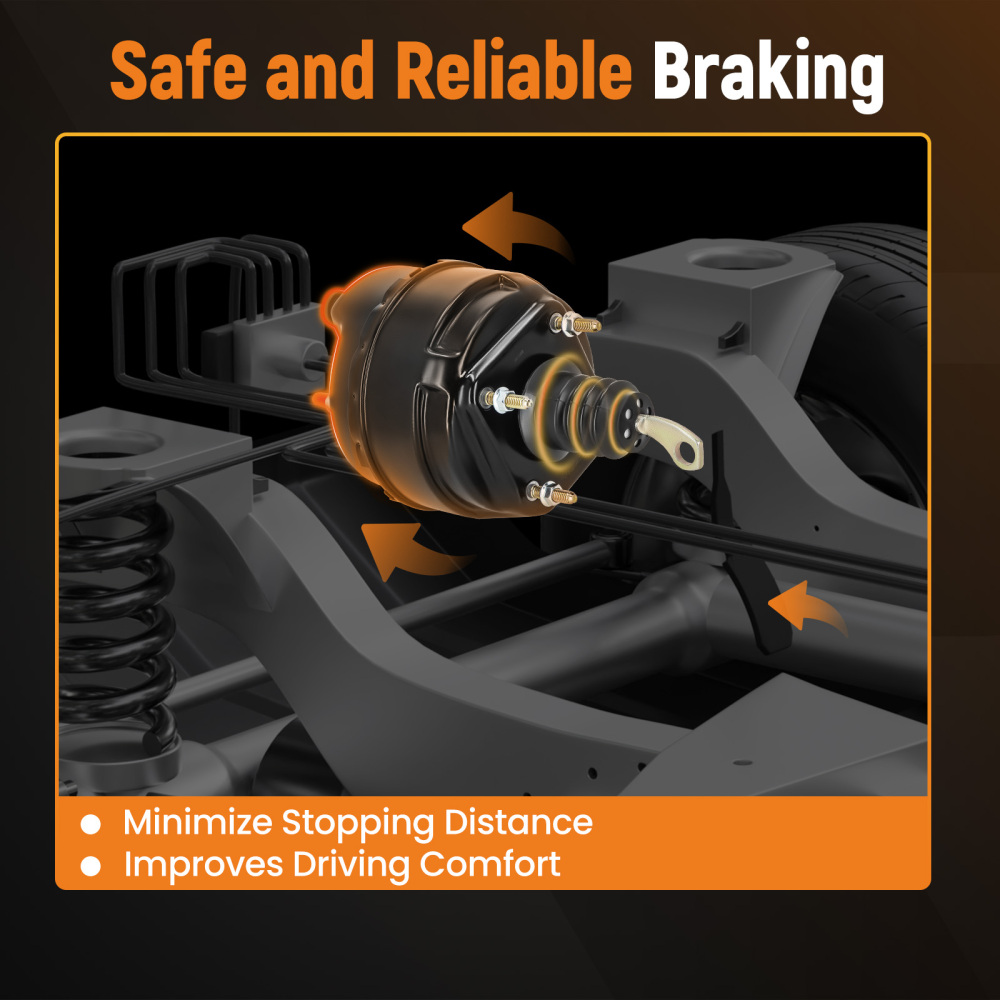 Power Brake Booster Vacuum compatible for Ford Fairmont 5.0L/4.2L V8 1981-1983 5473207