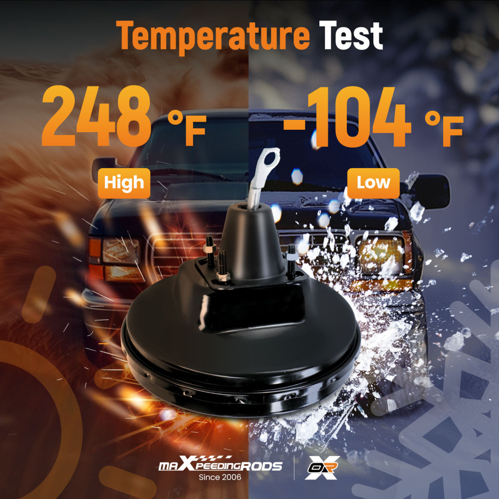 Power Vacuum Brake Booster compatible for Ford Bronco V8 5.0L 1989-1993 5474210 E9TZ2005B