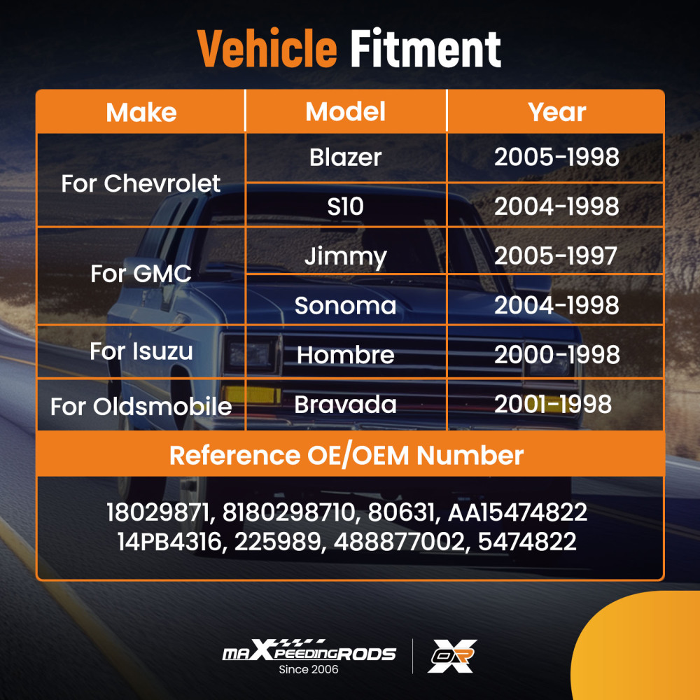 Power Brake Booster compatible for Chevrolet Blazer S10 compatible for GMC Jimmy Sonoma 1998-2005 54-74822