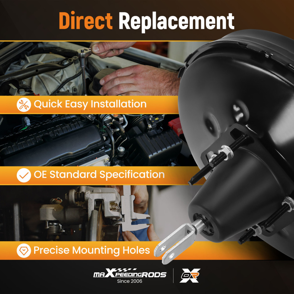 Power Brake Booster compatible for Ford Edge compatible for Lincoln MKX 2007-2010 54-74232 8T4Z2005A