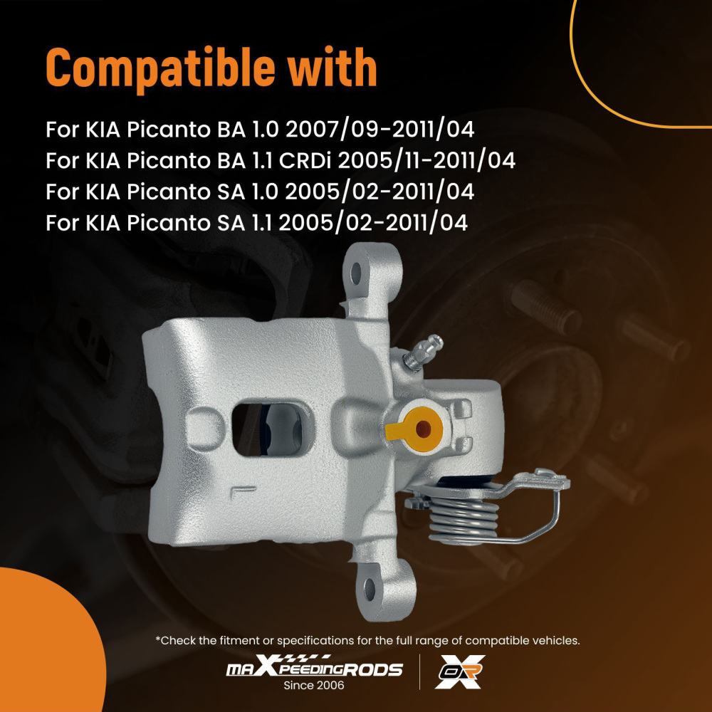 Pinza Freno Posteriore Sinistro compatibile per Kia Picanto 1.0 1.1 2004-11 58310-07320 34mm