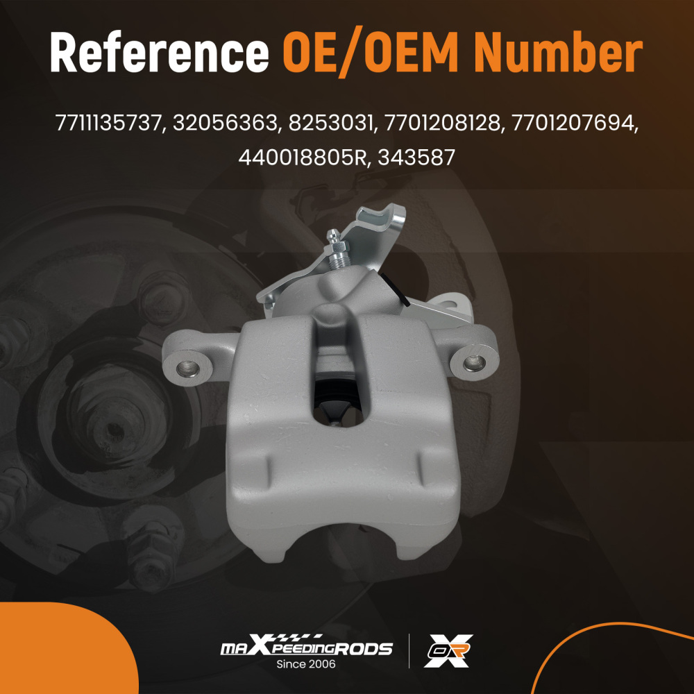Brake Caliper Rear Right compatible for Renault Megane MK2 MK3/4 03-On Scenic Fluence Clio