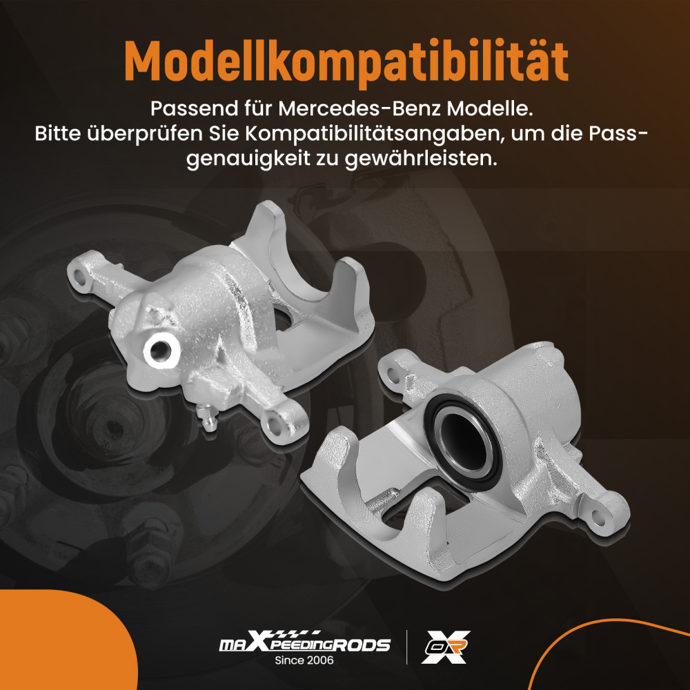 2 Pinza Freno Posterioriore Sinistra Destra For Mercedes-Benz Viano Mixto W639