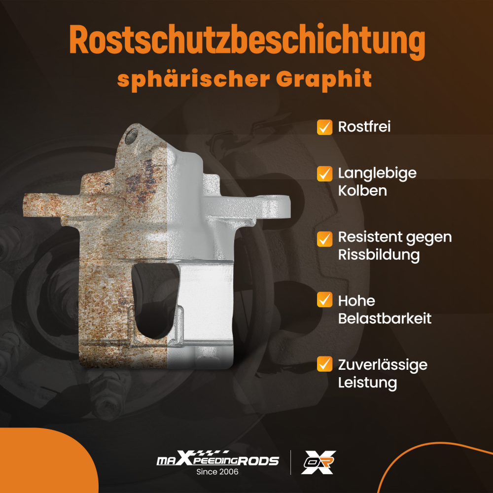 2 Pinza Freno Posterioriore Sinistra Destra For Mercedes-Benz Viano Mixto W639