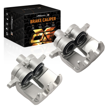 Pair Brake Caliper Front LeftRight compatible for Land Rover Discovery MK III LR010394